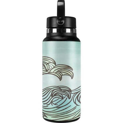 California Big Wave Hydro Flask 32oz Wide Mouth Skin